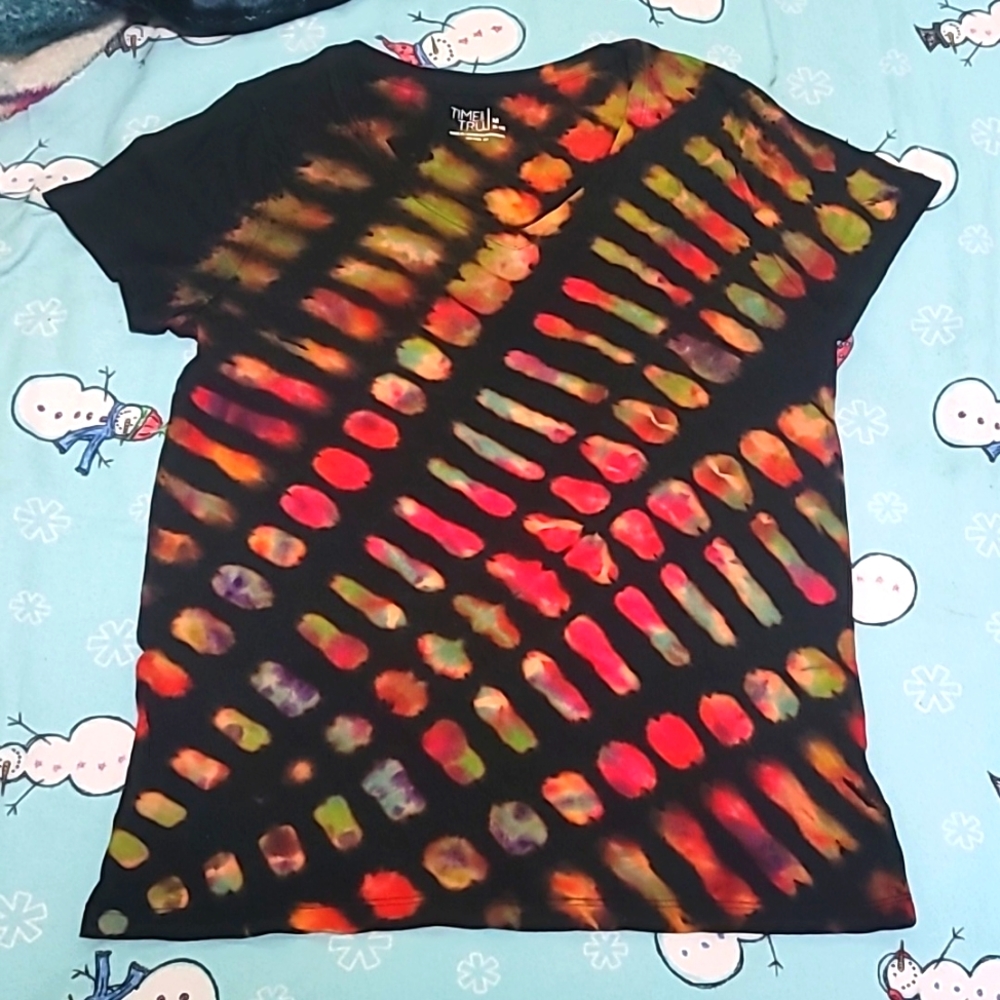 Reverse dye shirt